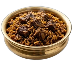 Rindfleisch Biryani