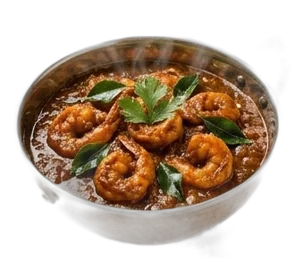 Garnelen Madras