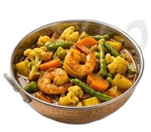 Garnelen Sabji